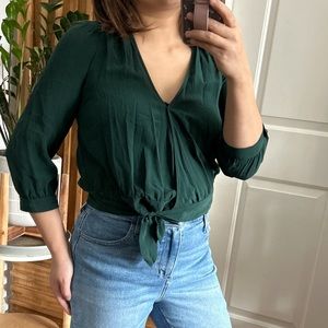 Madewell side‎ tie Silk Wrap. XS